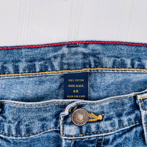 Abercrombie & Fitch Y2K Women's 1892 Jeans Size 6R Light Wash Straight Leg USA - Picture 3 of 7